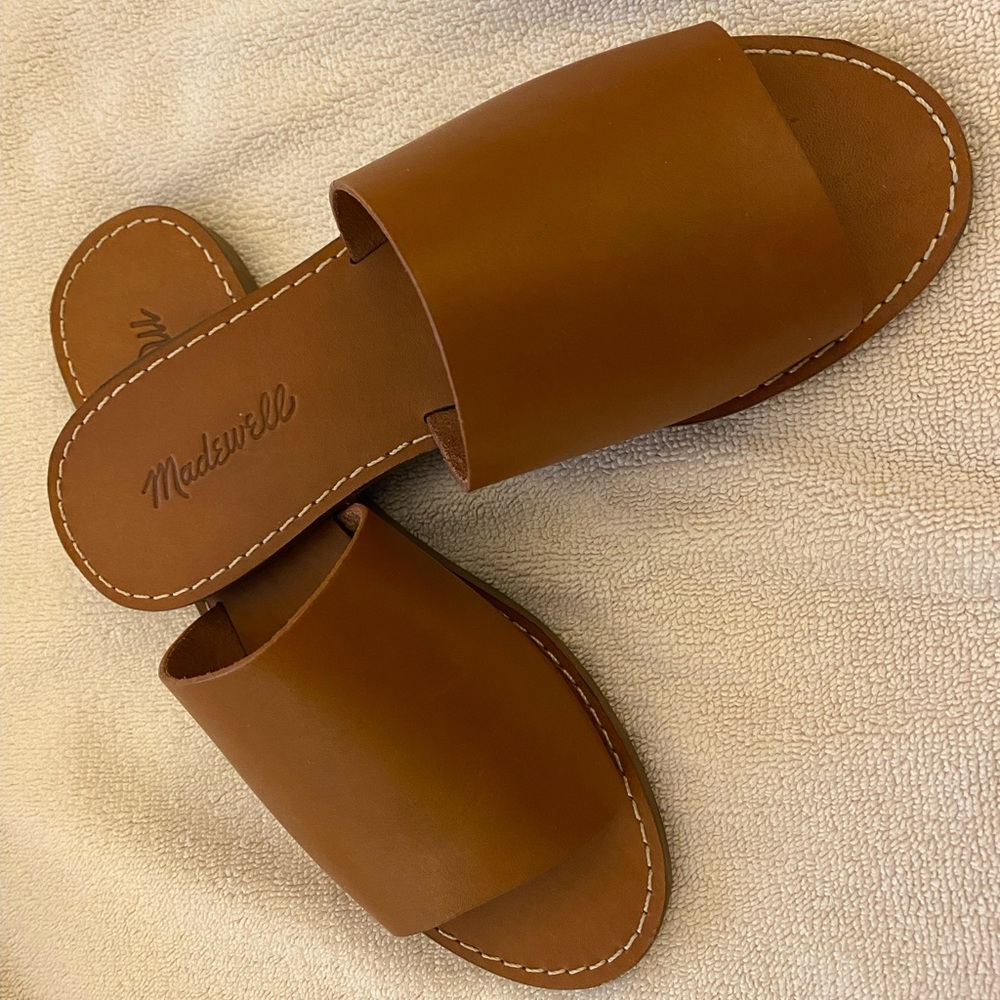 Leather Slides - Picture 2 of 2
